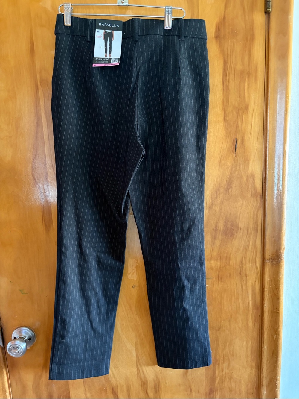 Rafaella Graphite Pinstripe Dress Pants